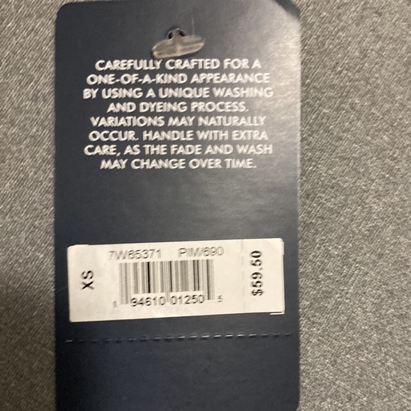 Lucky polo gray and pink blouse with collar. 3/4 sleeves Size XS. 100% cotton. - Picture 6 of 12